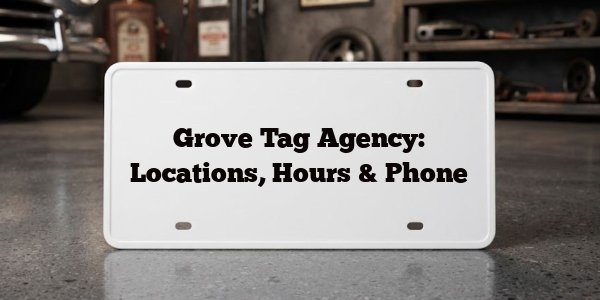 Grove Tag Agency: Locations, Hours & Phone