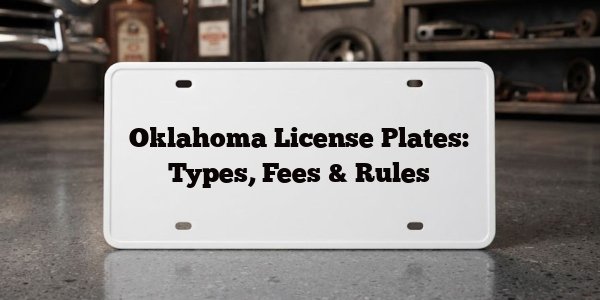 Oklahoma License Plates: Types, Fees & Rules
