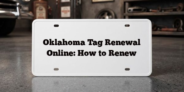 Oklahoma Tag Renewal Online: How to Renew