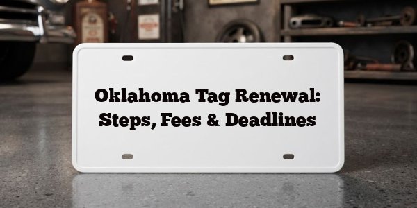 Oklahoma Tag Renewal: Steps, Fees & Deadlines