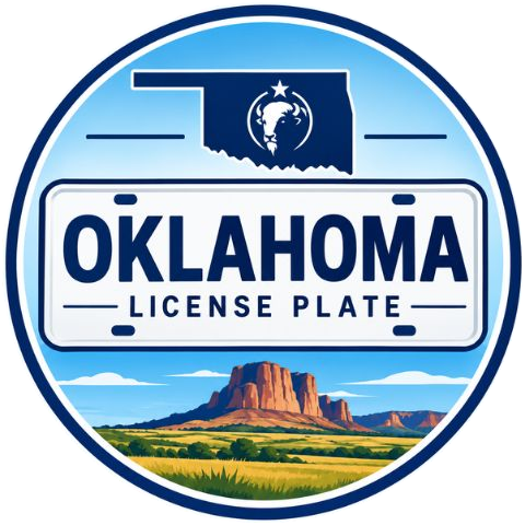 Oklahoma License Plate